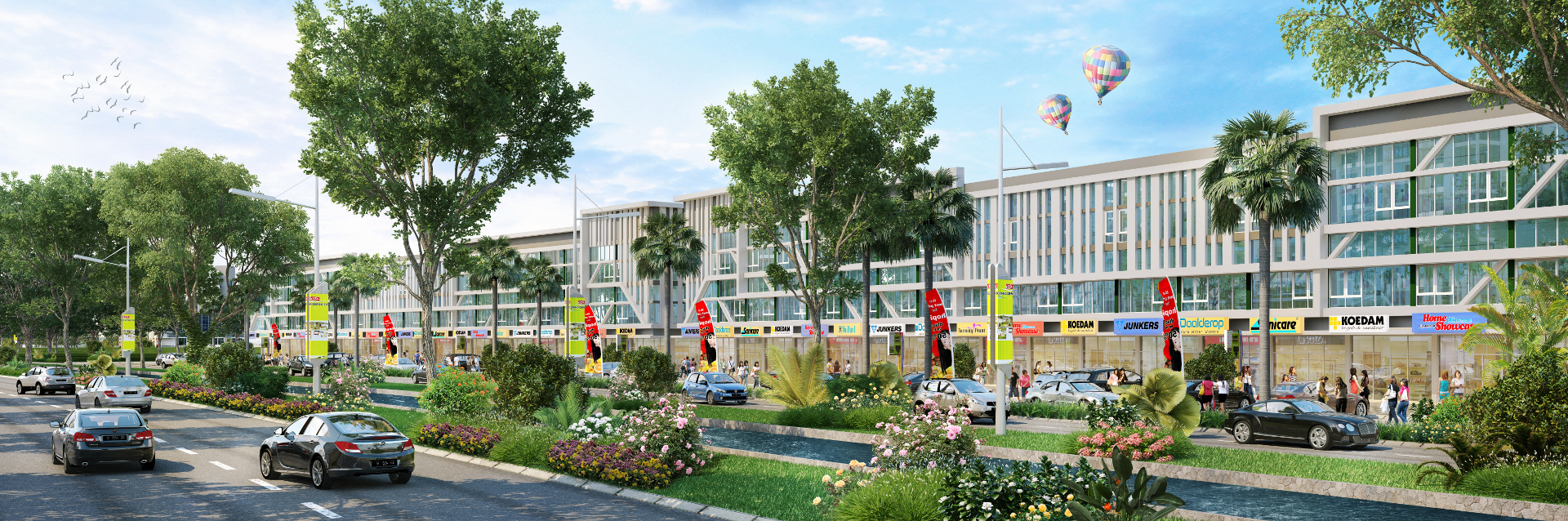 Penjualan Perdana Ruko Garden Boulevard Business Distric di CitraRaya