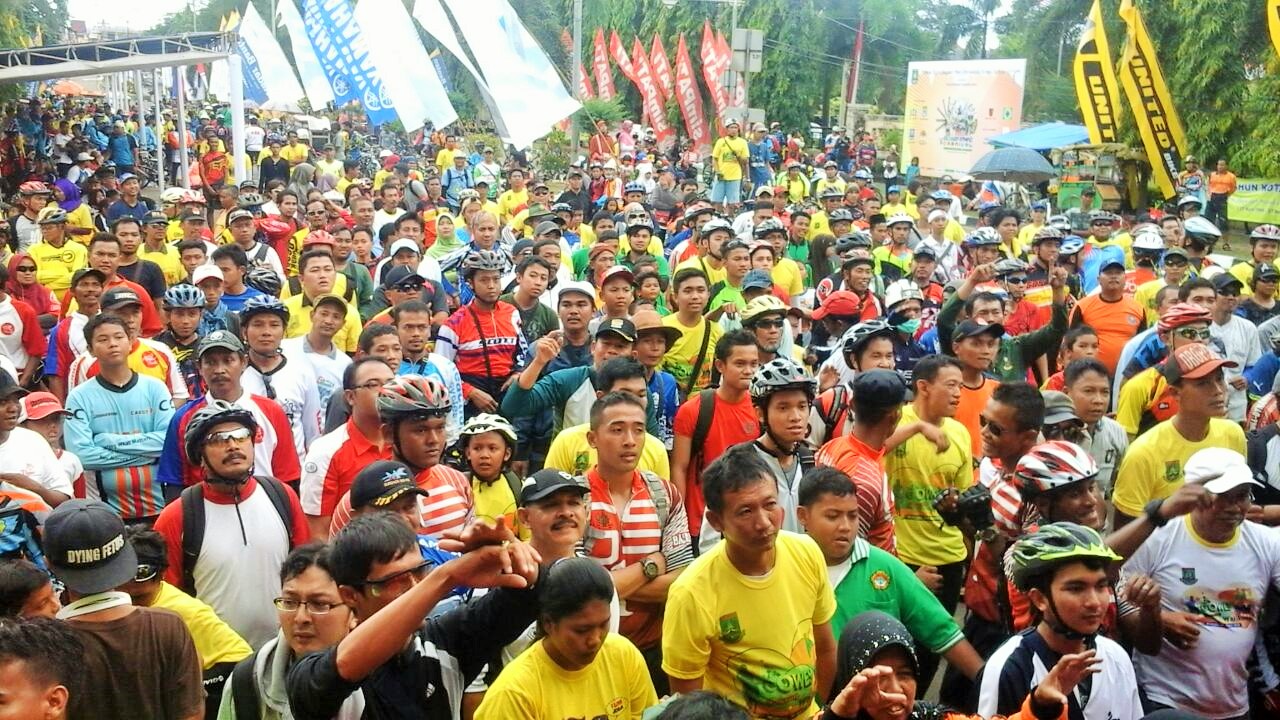 CitraGarden BMW Ikuti Gowes HUT Cilegon Ke 26