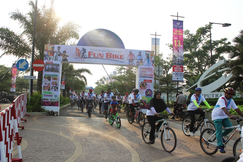 Fun Bike Seru Bersama CitraLake Sawangan