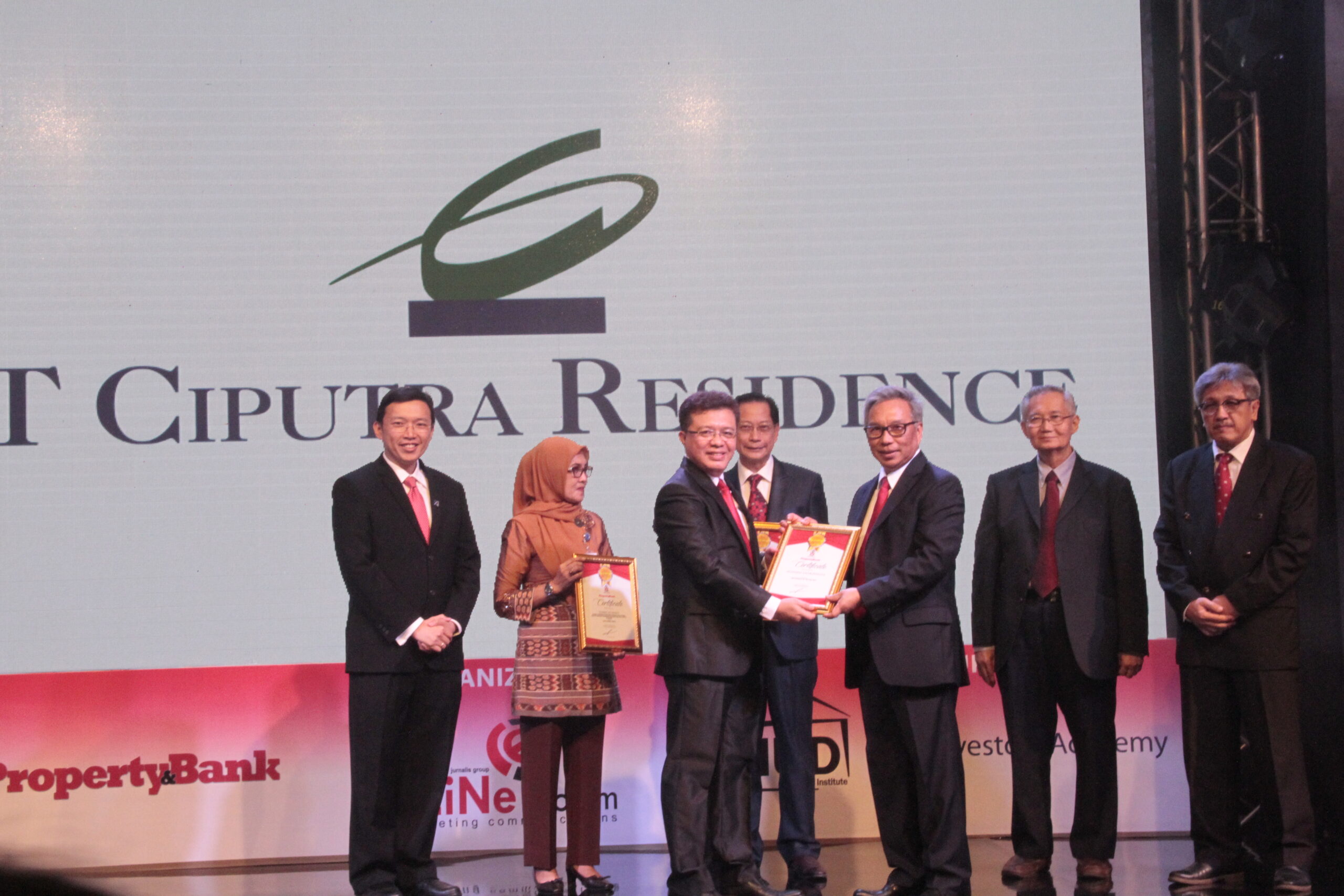 PT Ciputra Residence Raih Lima Penghargaan Bergengsi