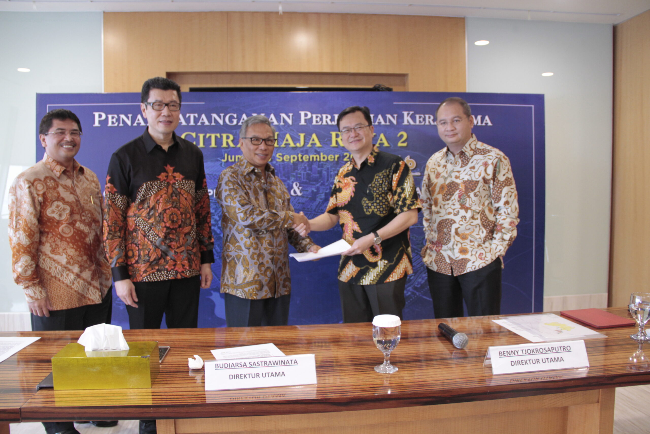 PT Ciputra Residence & PT Putra Asih Laksana Sepakati Kembangkan Citra Maja Raya 2