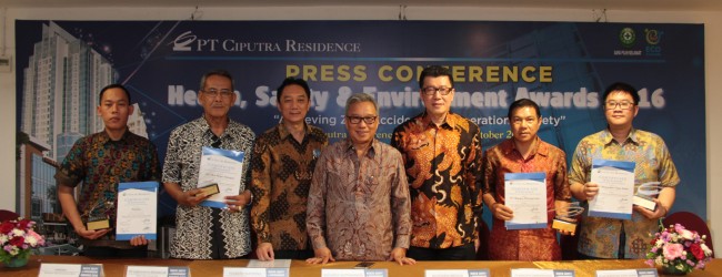 PT Ciputra Residence Kembali Menggelar Health, Safety & Environment Awards 2016