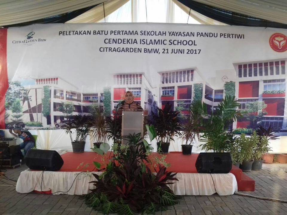 Peresmian Masjid Raya dan Peletakkan Batu Pertama Yayasan Cendikia Islamic School
