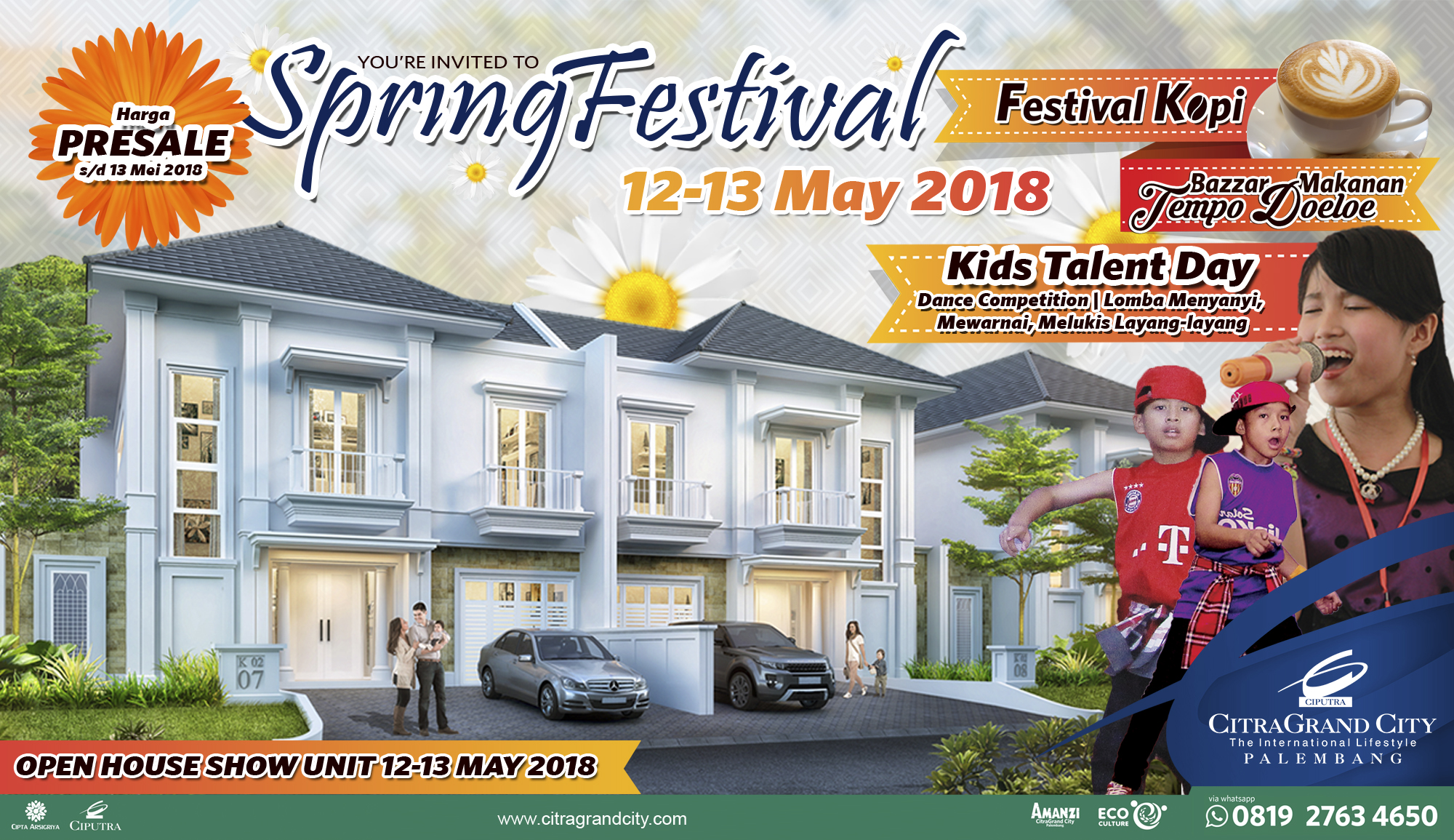 Perkenalkan Mahakarya Terbaru, CitraGrand City Gelar SPRING FESTIVAL