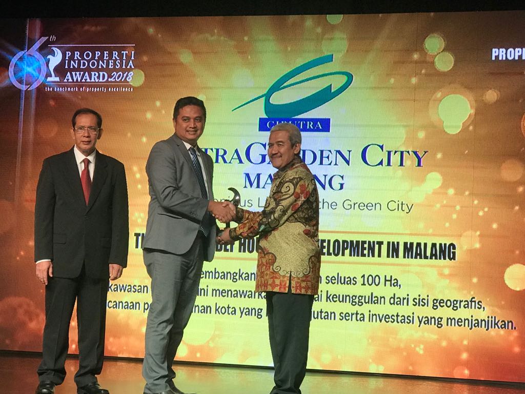 CitraGarden City Malang Raih “The Eco Friendly Housing Development in Malang”