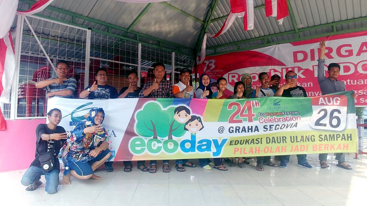 #EcoCare CitraRaya Ajak Warga Tiga Cluster Pilah Pilih Sampah Jadi Berkah