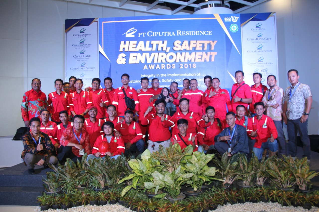 4th HSE Awards 2018; Tahap Pendewasaan Budaya Health, Safety & Environment PT Ciputra Residence