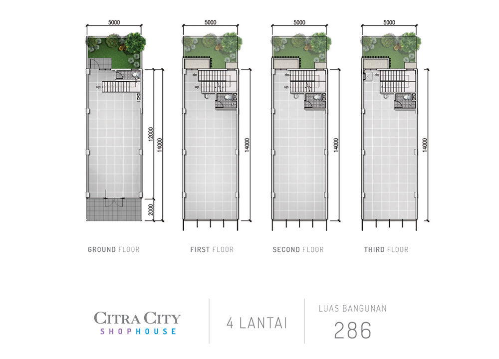 Toko Kantor 4 Lantai
