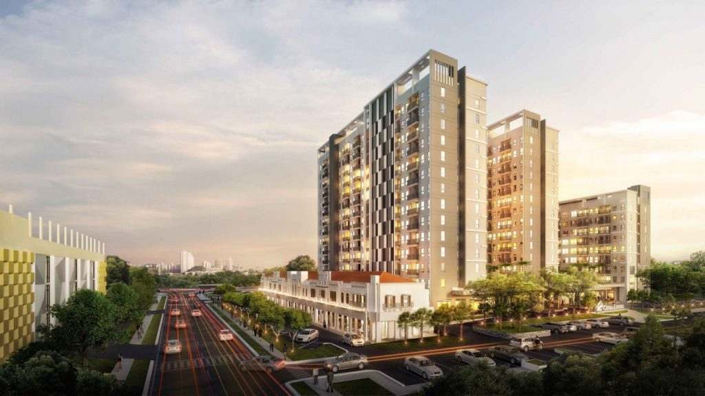 Ilustrasi tower apartemen Citra Living di Citra 7 CitraGarden City Jakarta Barat