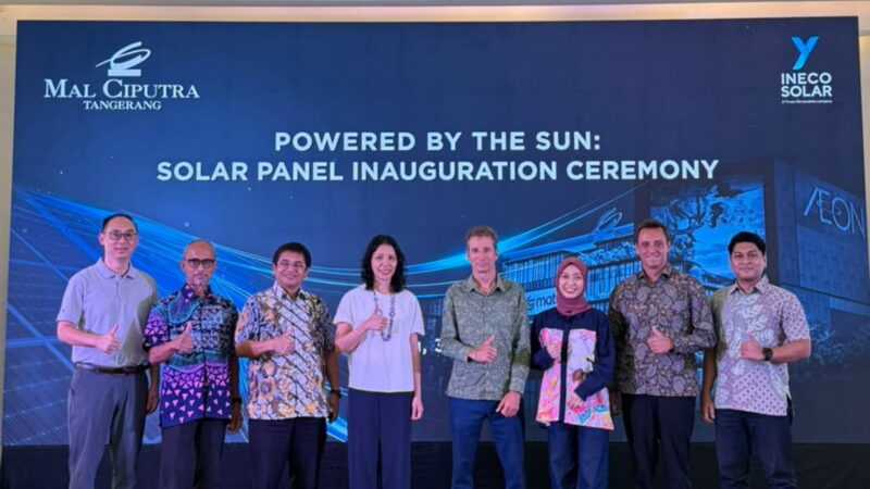Mal Ciputra Tangerang Resmikan PLTS Terbesar di Ciputra Group, Langkah Kecil dengan Dampak Besar