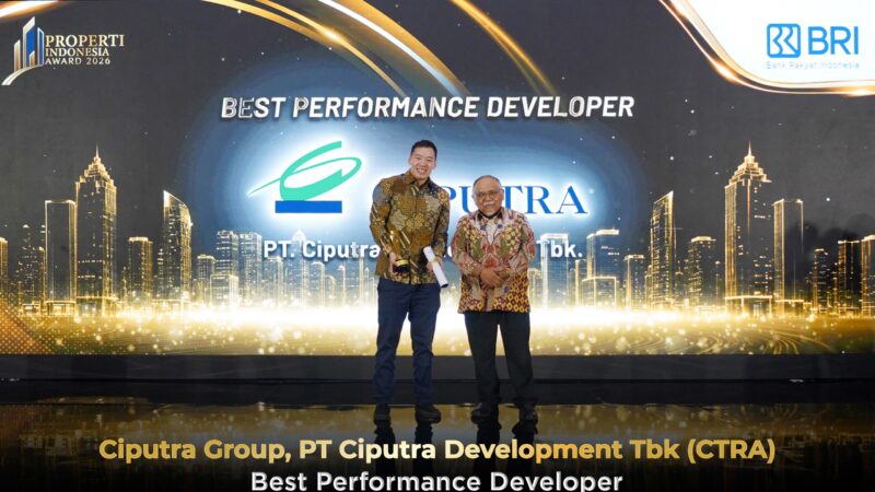 Ciputra Group Raih Best Performance Developer di Properti Indonesia Awards 2026