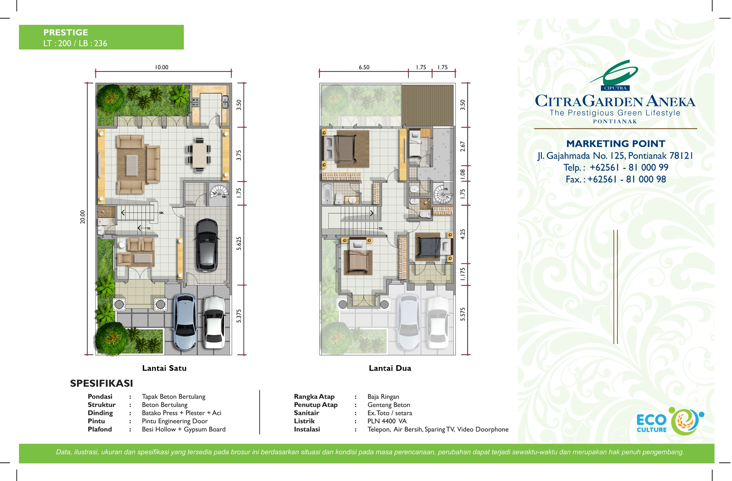 Cluster The Prestige CitraGarden Aneka Pontianak