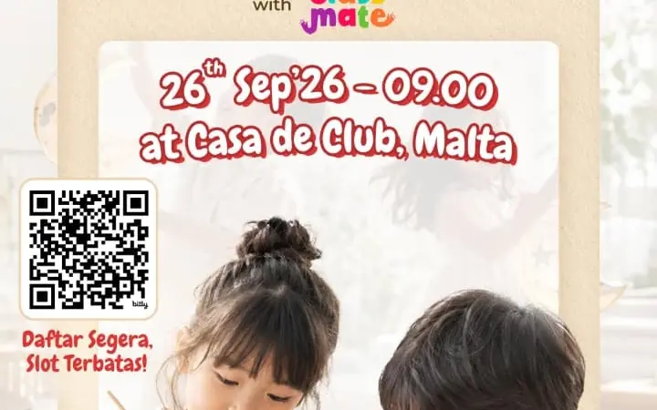 Poster Kid's Moon Lantern Decorating with ClassMate di Solea Terrace dan Malta CitraGarden City, 26 September 2026