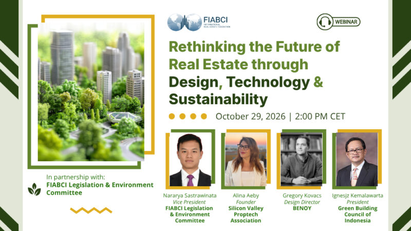 Webinar FIABCI Net Zero: Nararya Ciputra Sastrawinata Moderatori Diskusi Kota Berkelanjutan